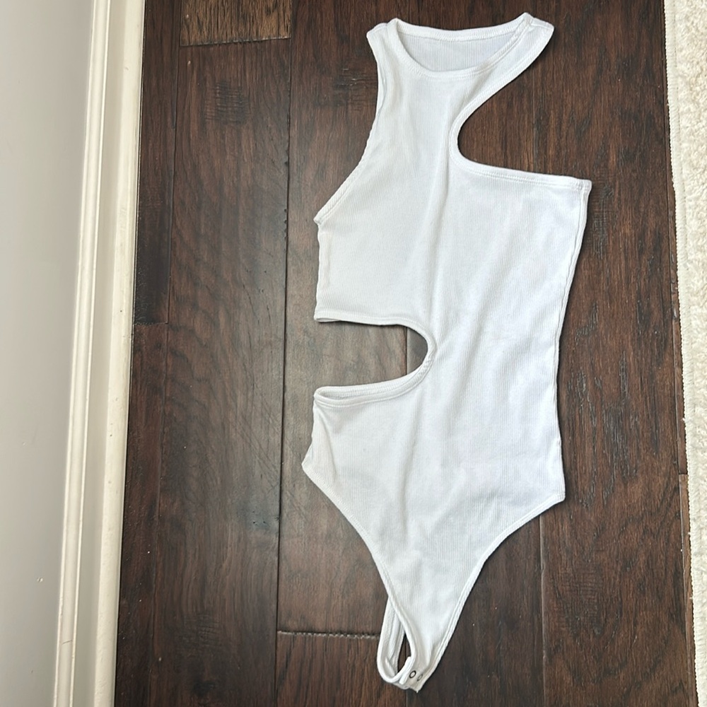 Worn Once Abercrombie and Fitch Asymmetrical Cutout Bodysuit